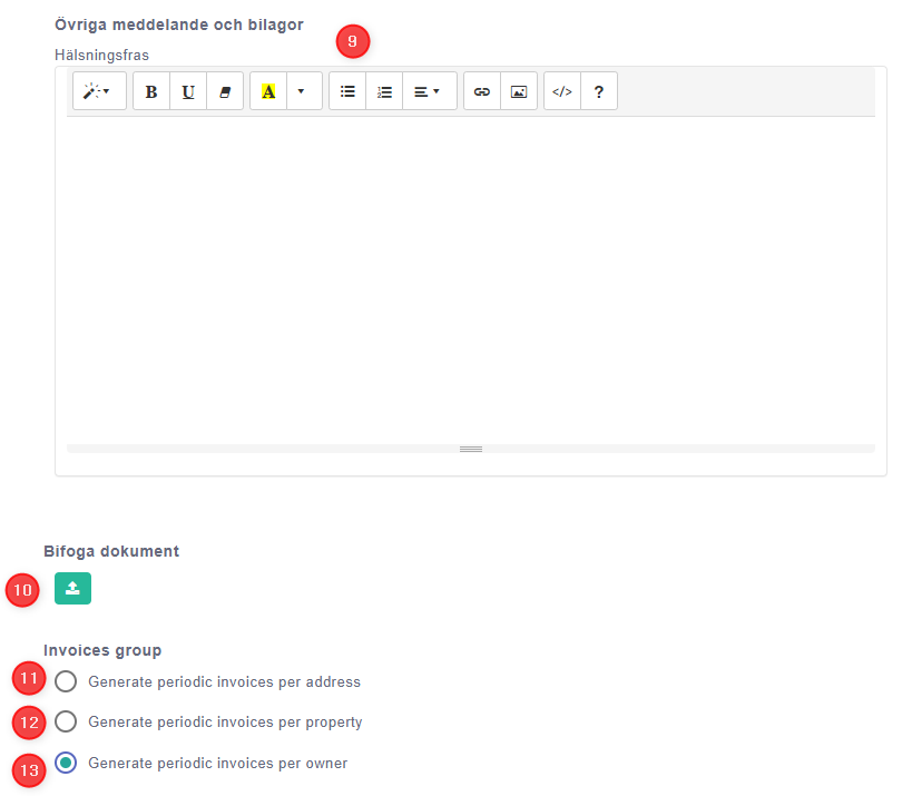 Step 2 - Billing parameters 2