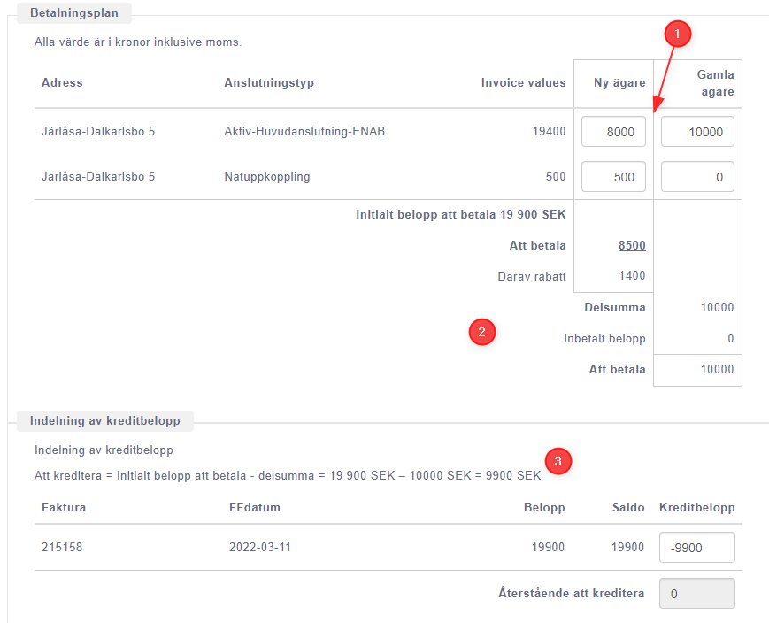 05 - making a price adjustment during the change of ownership